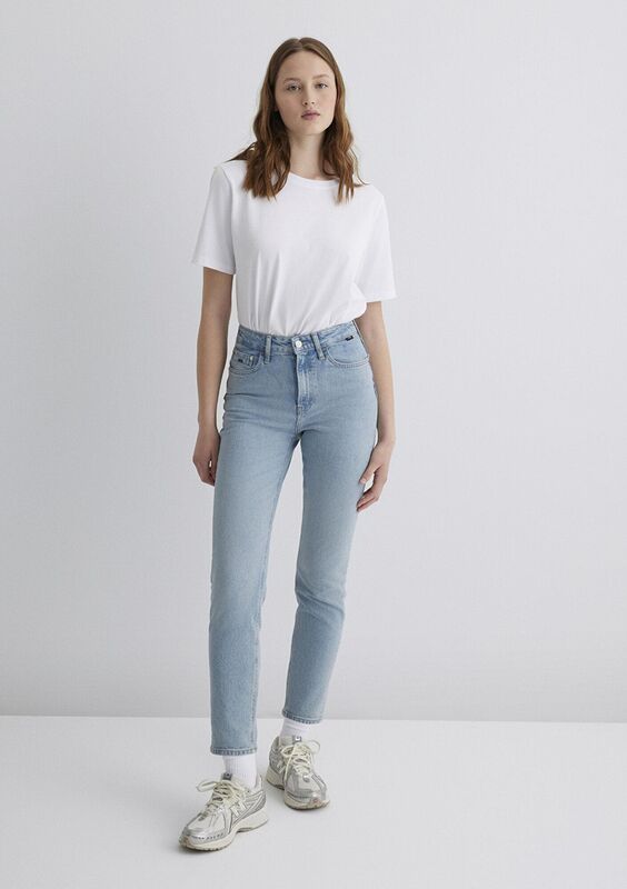 STAR Kadın Bleached Classic Denim Denim Pantolon - M101077