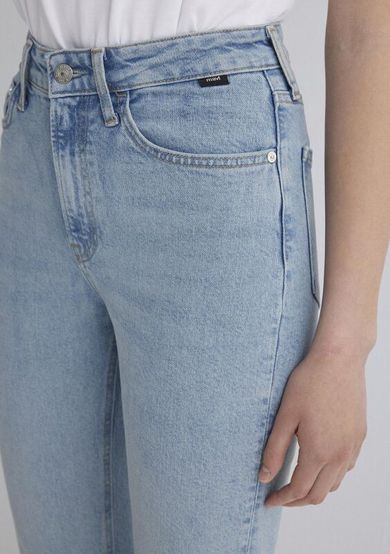 STAR Kadın Bleached Classic Denim Denim Pantolon - M101077