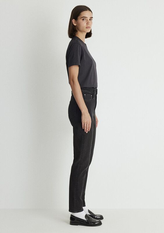 STAR Kadın Koyu Gri Denim Pantolon - M101077