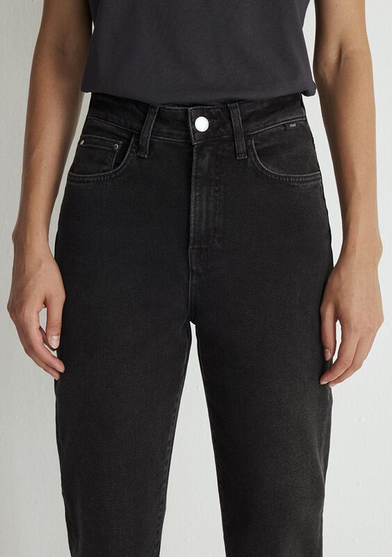 STAR Kadın Koyu Gri Denim Pantolon - M101077