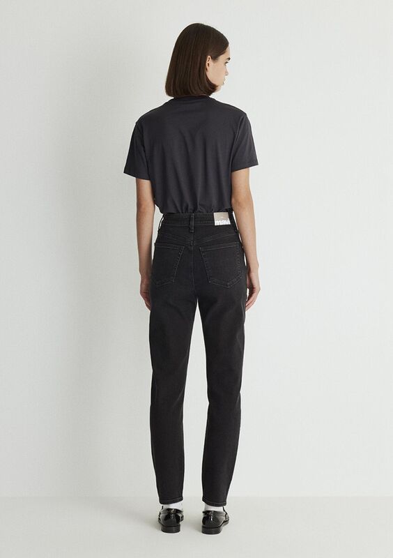 STAR Kadın Koyu Gri Denim Pantolon - M101077