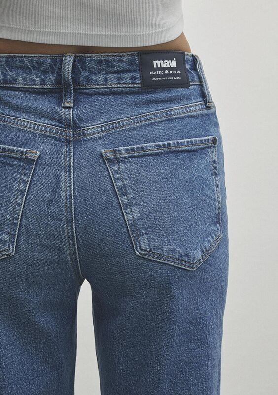 STAR Kadın Mavi Denim Pantolon - M101077