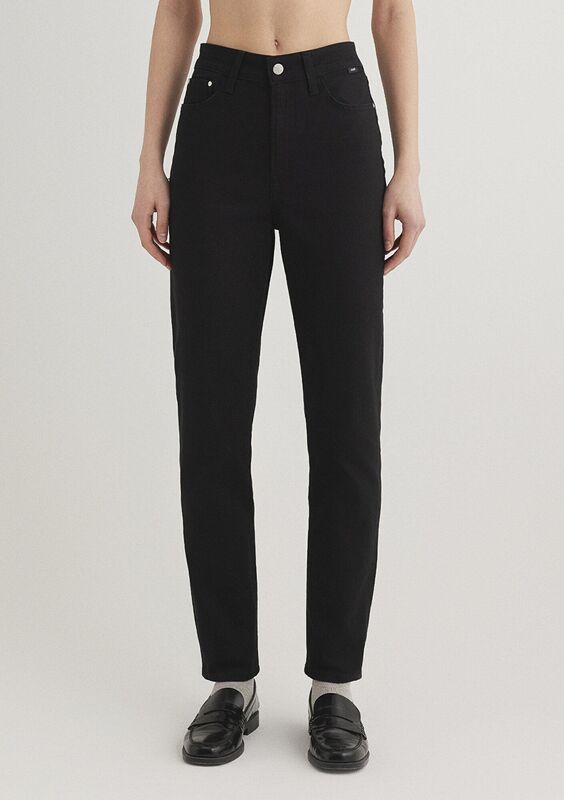 STAR Kadın Siyah Denim Pantolon - M101077