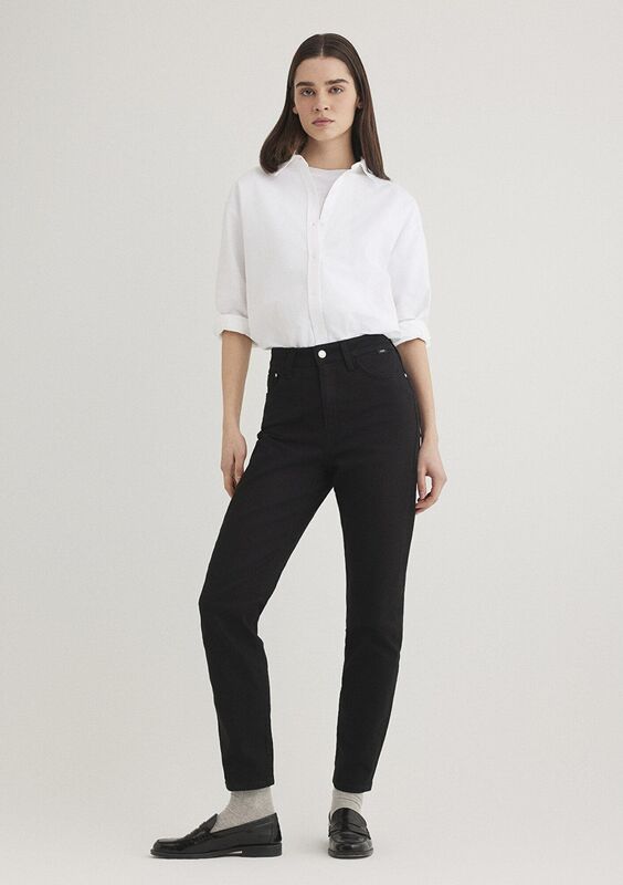 STAR Kadın Siyah Denim Pantolon - M101077