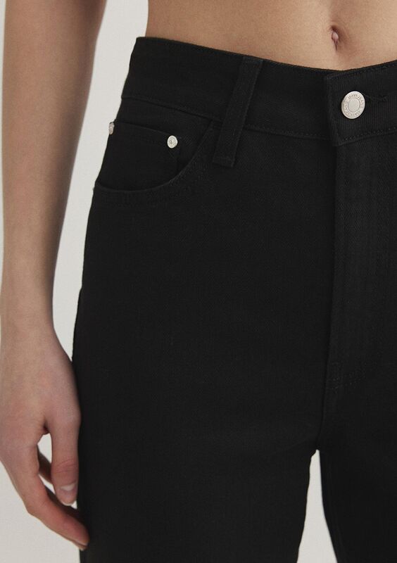 STAR Kadın Siyah Denim Pantolon - M101077