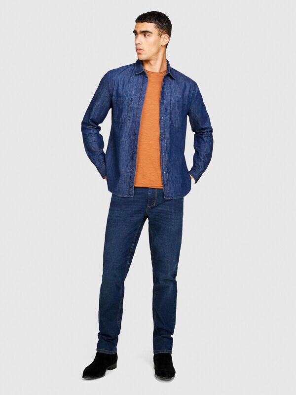 Stockholm Slim Fit Esnek Denim Pantolon Erkek Renkli Pantolon - 323A4MQBSE00C