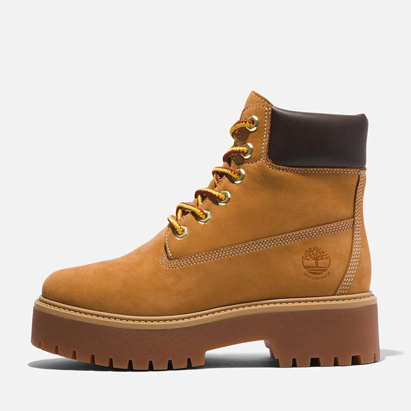 STONE STREET 6 INCH LACE UP WATERPROOF B Kadın Sarı Bot - TB1A5RJD