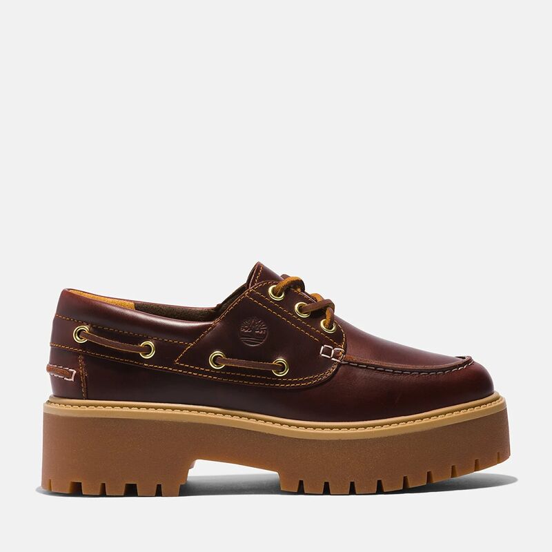 Timberland - STONE STREET BOAT SHOE Kadın Kahverengi Tekne Ayakkabısı - TB0A2QDM