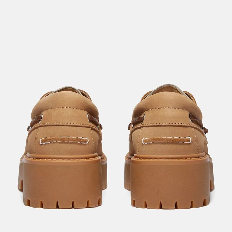 STONE STREET BOAT SHOE Kadın MEDIUM BEIGE NUBUCK Tekne Ayakkabısı - TB0A2GVF