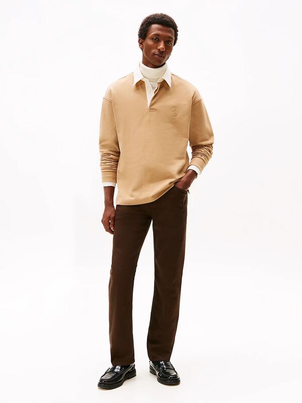 Tommy Hilfiger - STRAIGHT DENTON STR GMD Erkek Kahverengi Denim Pantolon - MW0MW40368