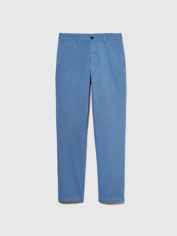 Streç Pamuklu Kemer Delikli Slim Fit Pantolon Erkek 0G6 Pantolon - 324P4AIHSF021
