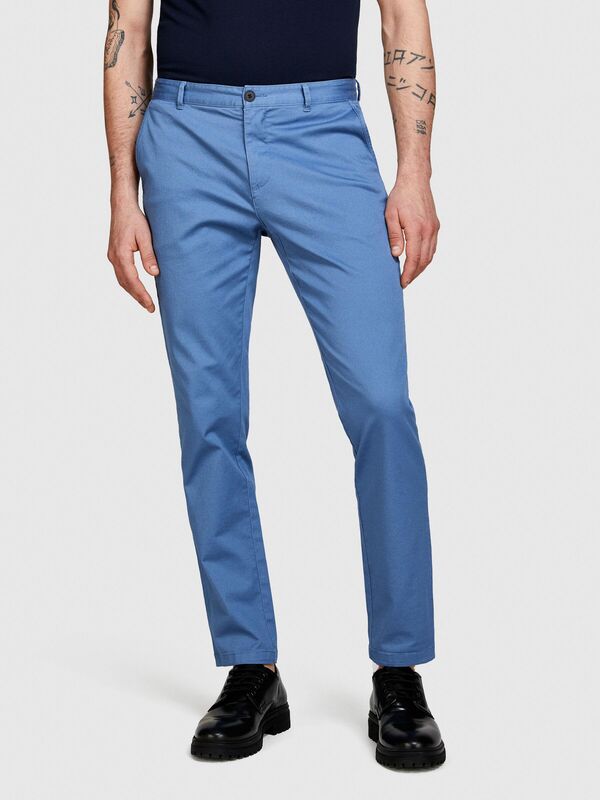 Streç Pamuklu Kemer Delikli Slim Fit Pantolon Erkek 0G6 Pantolon - 324P4AIHSF021