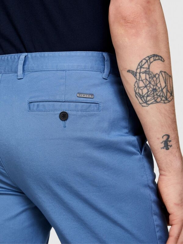 Streç Pamuklu Kemer Delikli Slim Fit Pantolon Erkek 0G6 Pantolon - 324P4AIHSF021