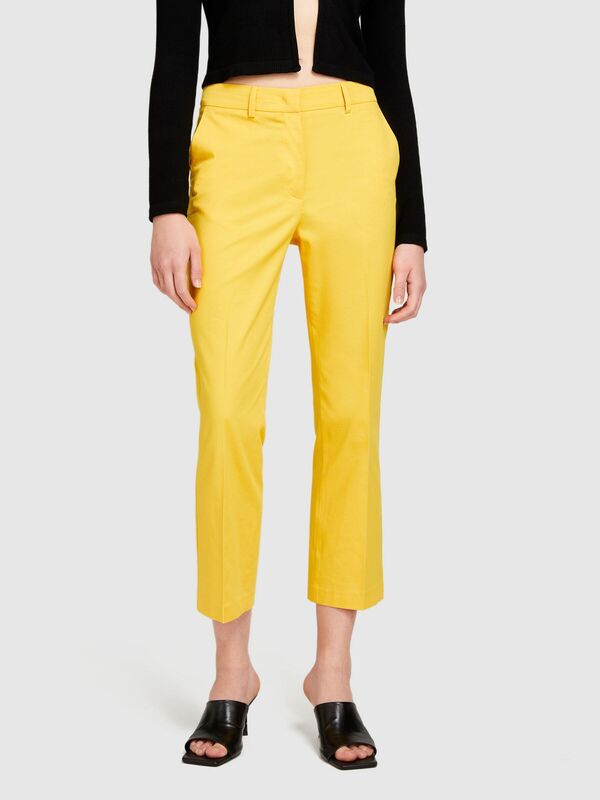 Streç Pamuklu Pileli Pantolon Kadın 38R Pantolon - 324P4IULLF02Y