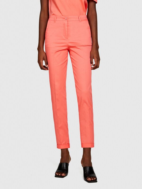 Streç Pamuklu Yanları Cepli Cigarette Pantolon Kadın Düzenlenecek Pantolon - 324P4ED4LF00R