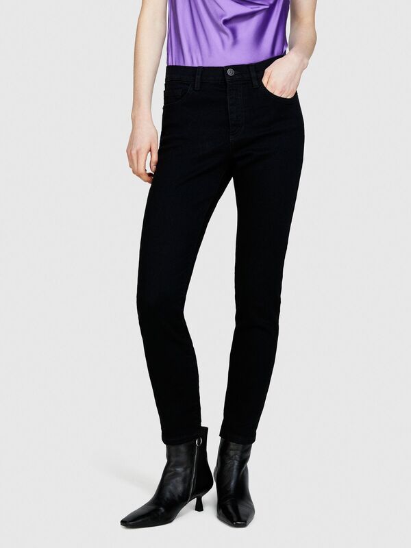 Streç Pamuklu Yüksek Bel Skinny Fit Denim Pantolon Kadın 811 Pantolon - 324P44PMLE01K