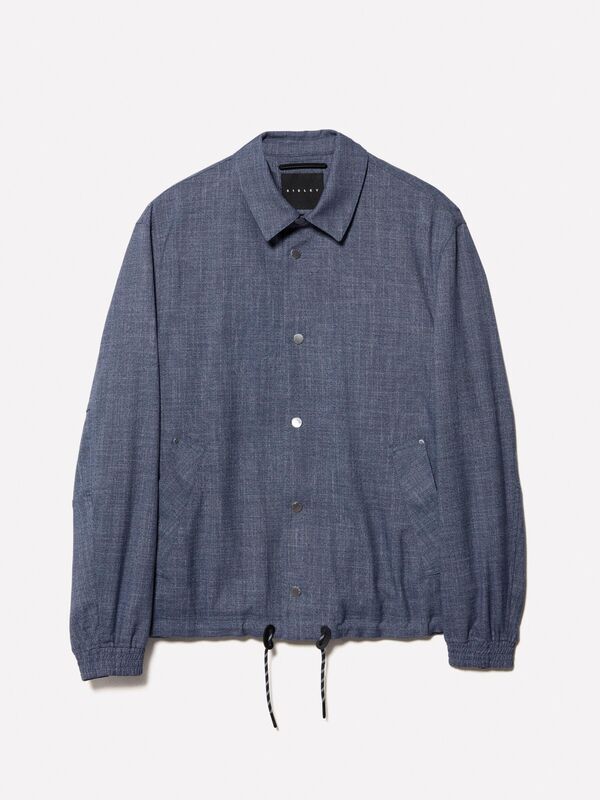 Streç Viskozlu Büzme İp Detaylı Regular Fit Ceket Erkek Siyah Ceket - 325P2LPMSN03X