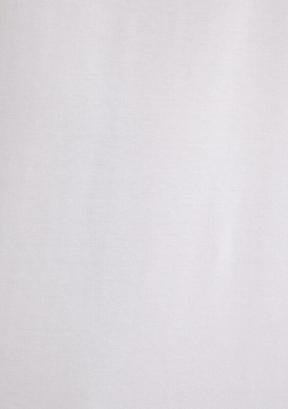 STRETCH TİŞÖRT Erkek Beyaz T-Shirt - M061747