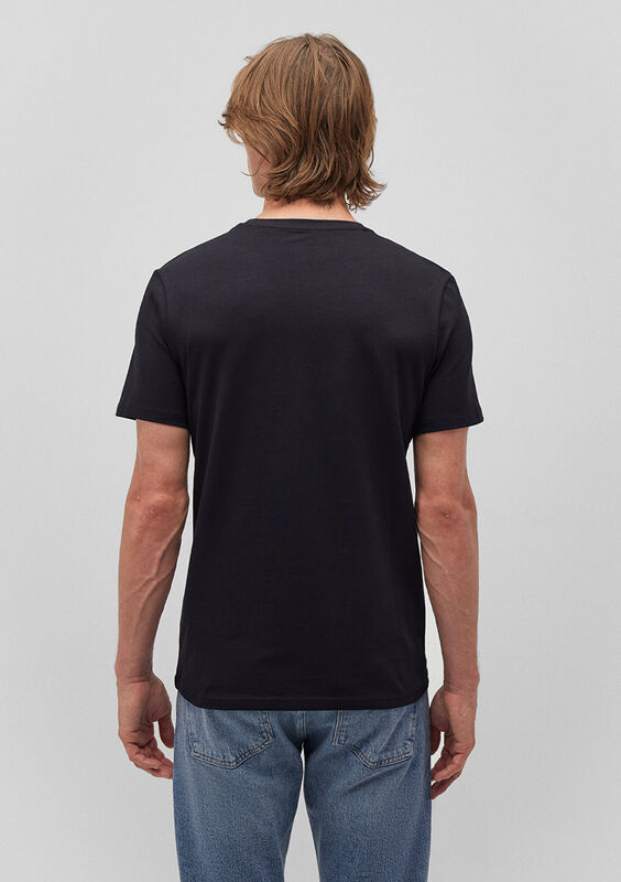 STRETCH TİŞÖRT Erkek Siyah T-Shirt - M061747