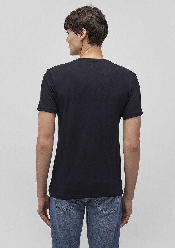 STRETCH TİŞÖRT Erkek Siyah T-Shirt - M061747