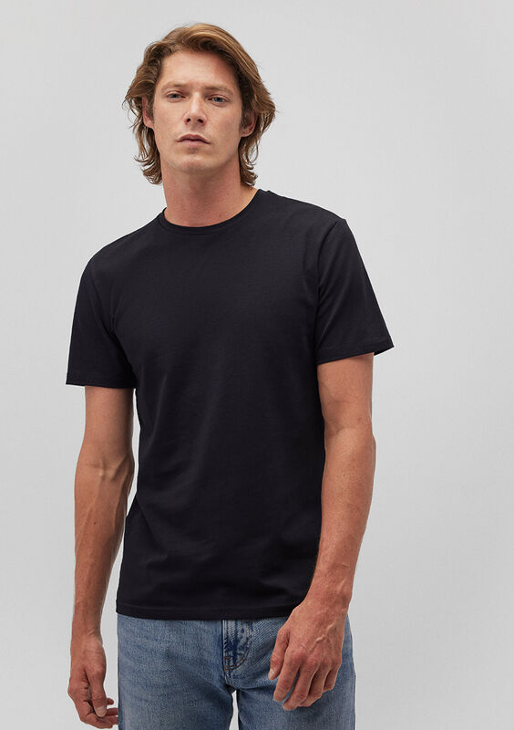 STRETCH TİŞÖRT Erkek Siyah T-Shirt - M061747