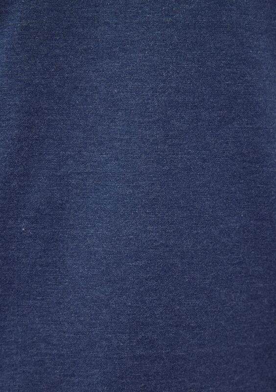 STRETCH V YAKA TİŞÖRT Erkek Mavi T-Shirt - M061748