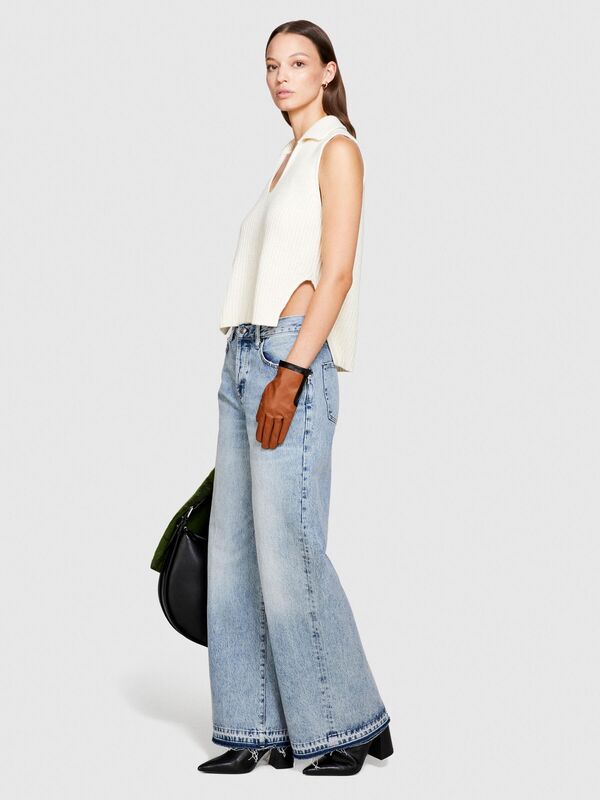 Suni Deri Eldiven Kadın Bej Mix Atkı Bere Eldiven - 323A6GZEWG005