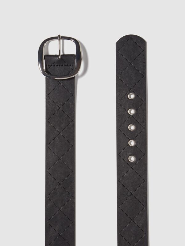 Suni Deri Kemer Kadın Siyah Kemer - 323A68BCWL01R Suni Deri Kemer Kadın Siyah Kemer - 323A68BCWL01R