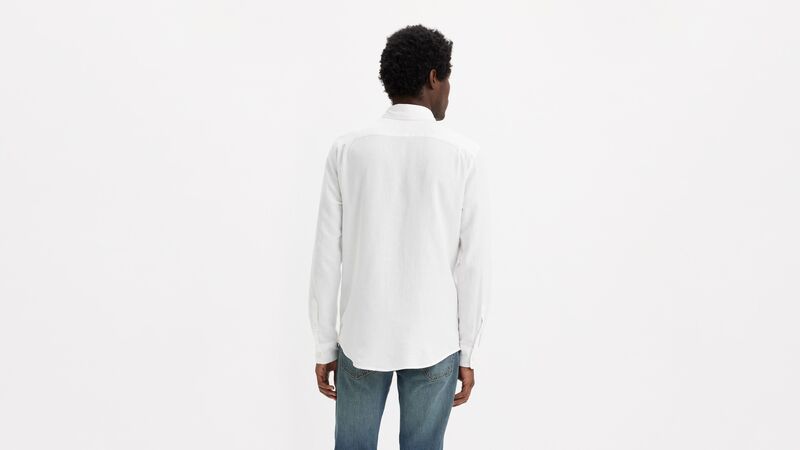 SUNSET 1 POCKET STANDARD BRIGHT WHITE P Erkek Beyaz Gömlek - 85746