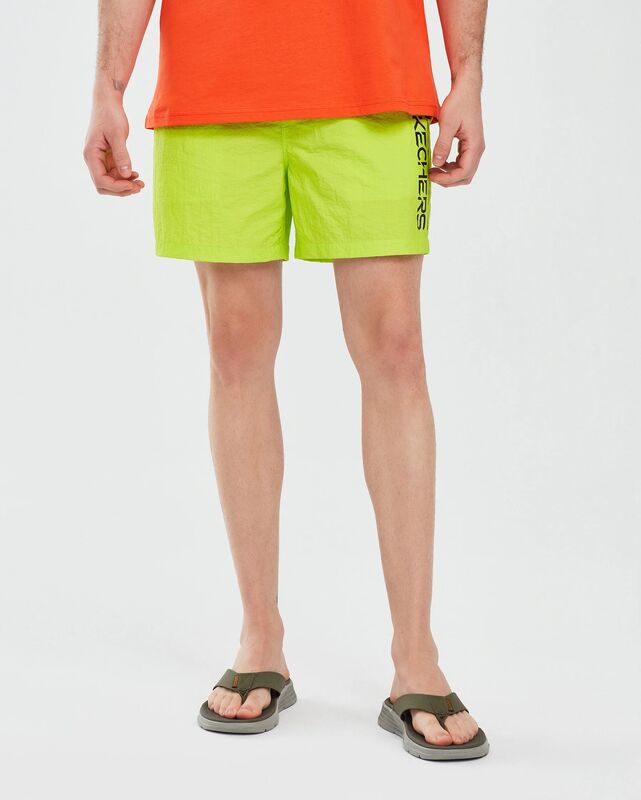 Skechers - Swimwear M 5 İnch Swimshort Erkek Yeşil Deniz Şortu - S241138
