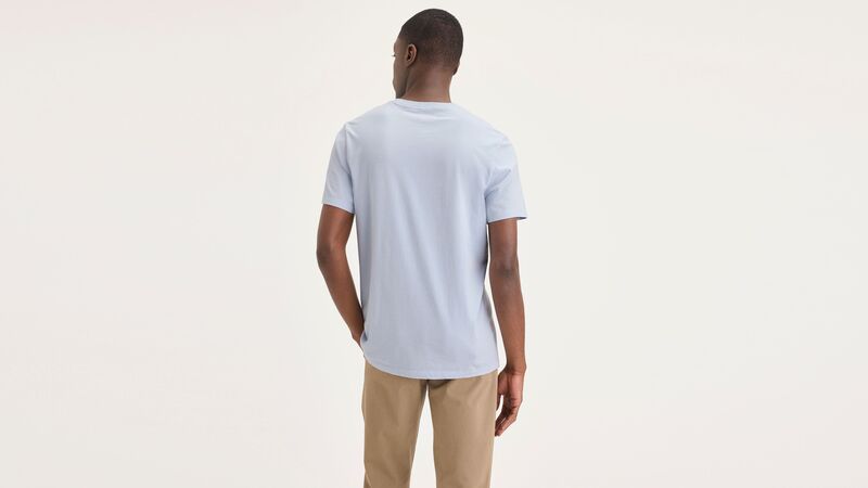 T3 CREWNECK TEE ARCTIC ICE Erkek Mavi T-Shirt - A3143