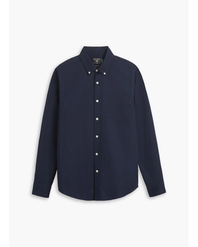 Dockers - T3 OXFORD SLIM NAVY BLAZER Erkek Mavi Gömlek - A8816