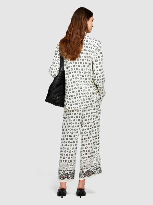 Tamamı Desenli Çift Düğmeli Maskülen Kesim Blazer Ceket Kadın Pembe Ceket - 324P2VJDLW024