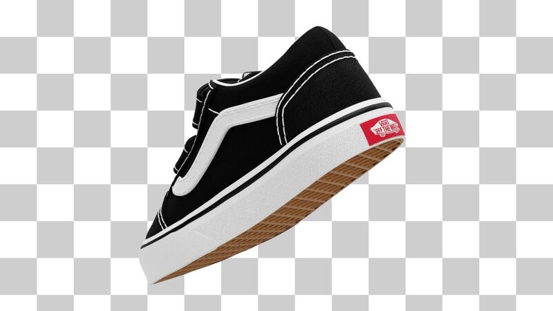 TD Old Skool V Unisex Çocuk Siyah Spor Ayakkabı - VN000D3Y