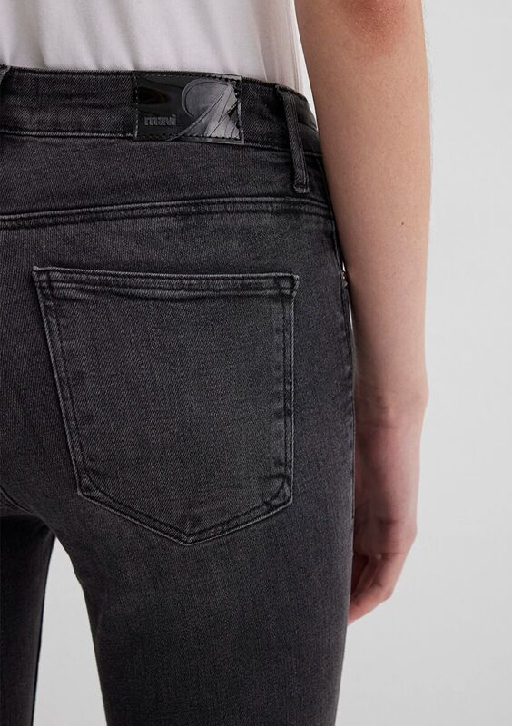 TESS Kadın Gri Denim Pantolon - M100328