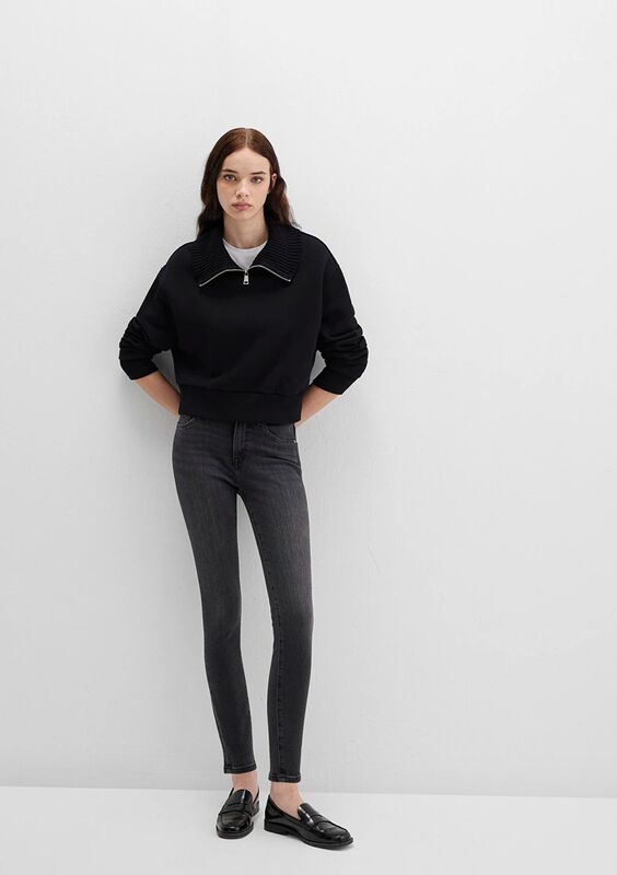 TESS Kadın Gri Denim Pantolon - M100328