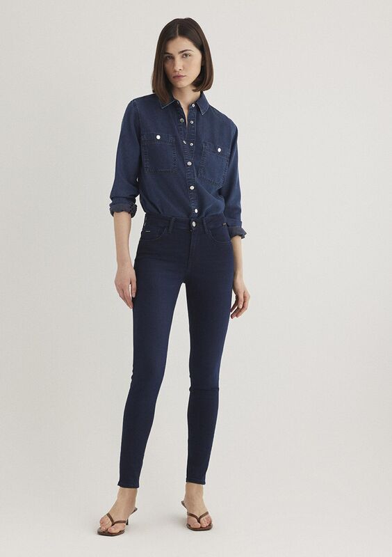 TESS Kadın Koyu Mavi Jean - M100328