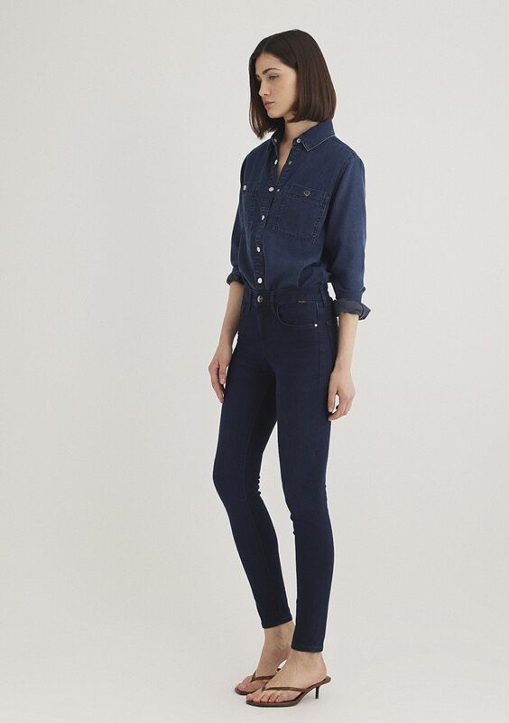 TESS Kadın Koyu Mavi Jean - M100328