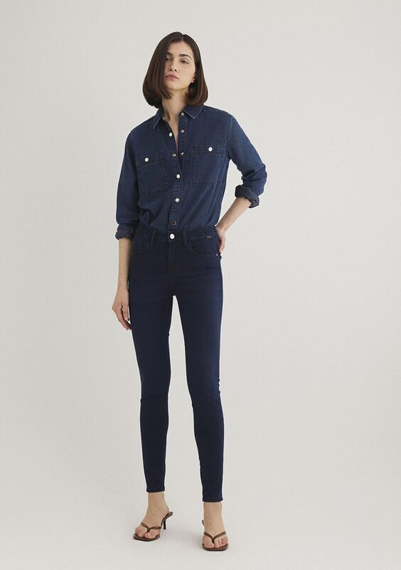 TESS Kadın Koyu Mavi Jean - M100328
