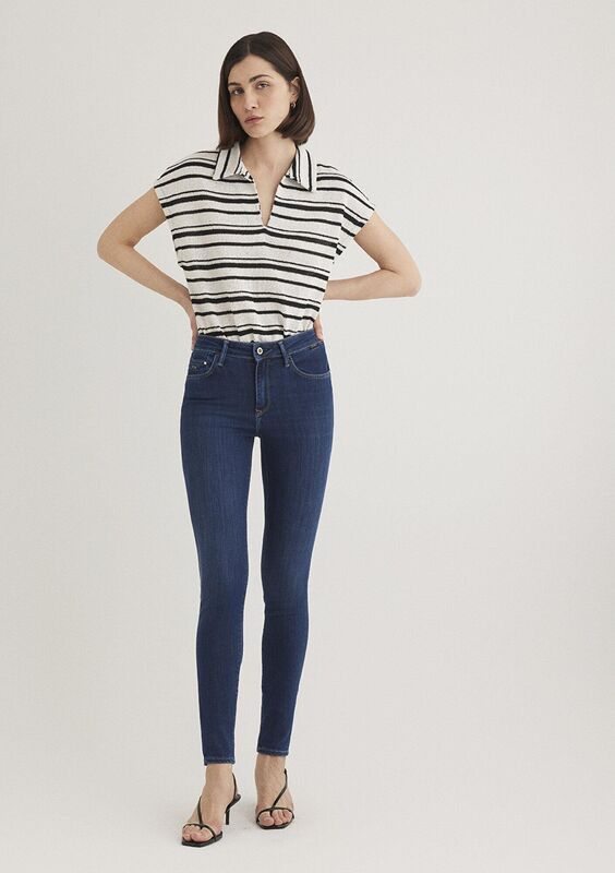 TESS Kadın Mavi Denim Pantolon - M100328