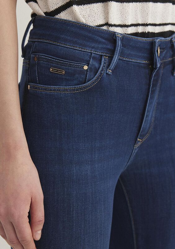 TESS Kadın Mavi Denim Pantolon - M100328