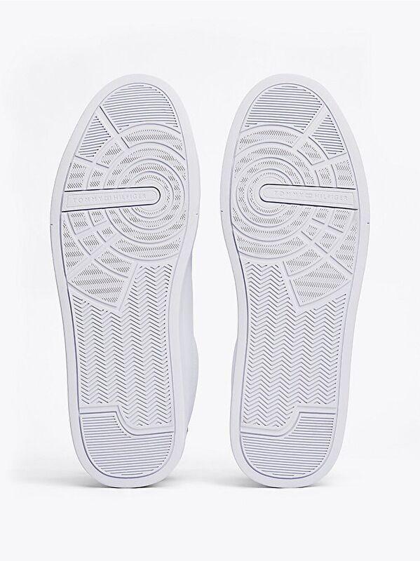 TH COURT LTH DETAIL ESS Erkek Beyaz Sneakers - FM0FM05367