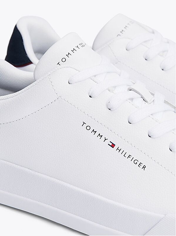 TH COURT LTH DETAIL ESS Erkek Beyaz Sneakers - FM0FM05367