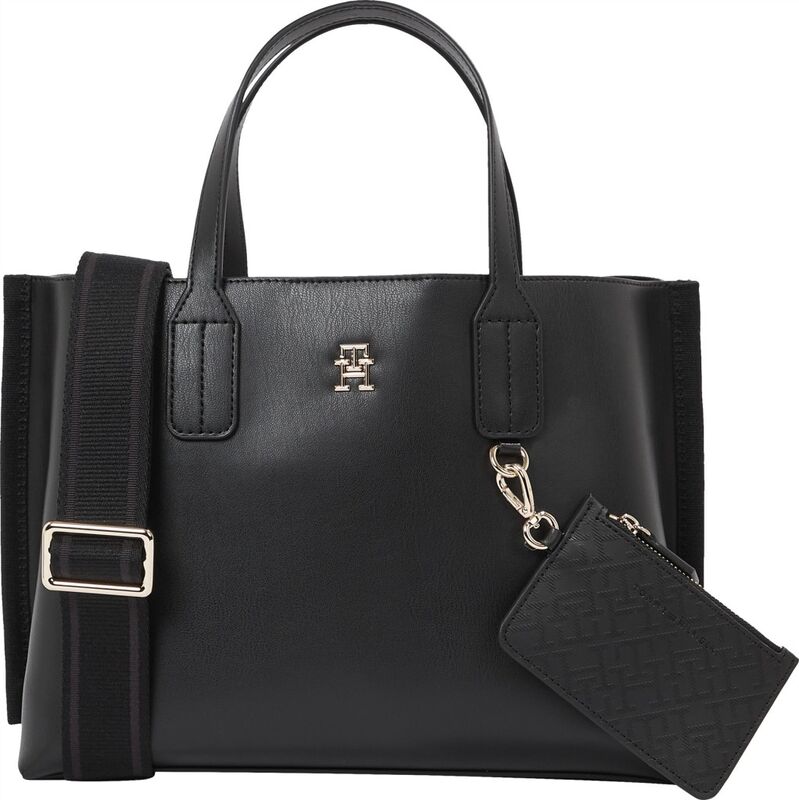 TH DISTINCT MINI TOTE Kadın Siyah Çanta - AW0AW17192