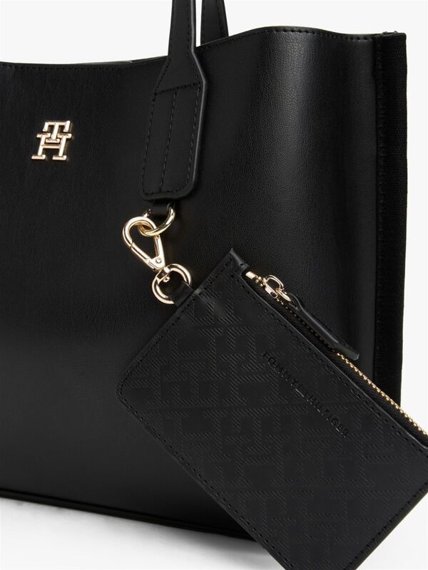 TH DISTINCT MINI TOTE Kadın Siyah Çanta - AW0AW17192