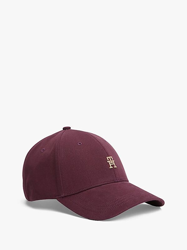 Tommy Hilfiger - TH ELEVATED CHIC CAP Kadın Kırmızı Şapka - AW0AW17631