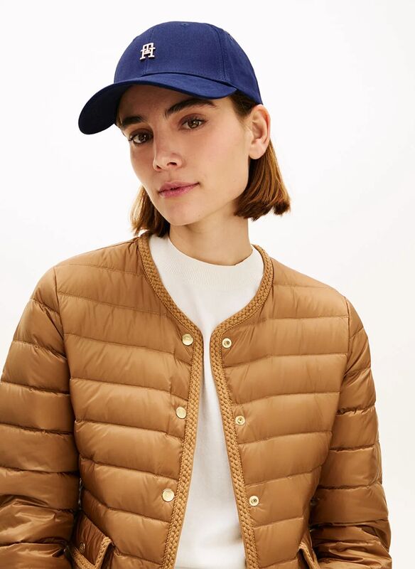 Tommy Hilfiger - TH ELEVATED CHIC CAP Kadın Mavi Şapka - AW0AW17631