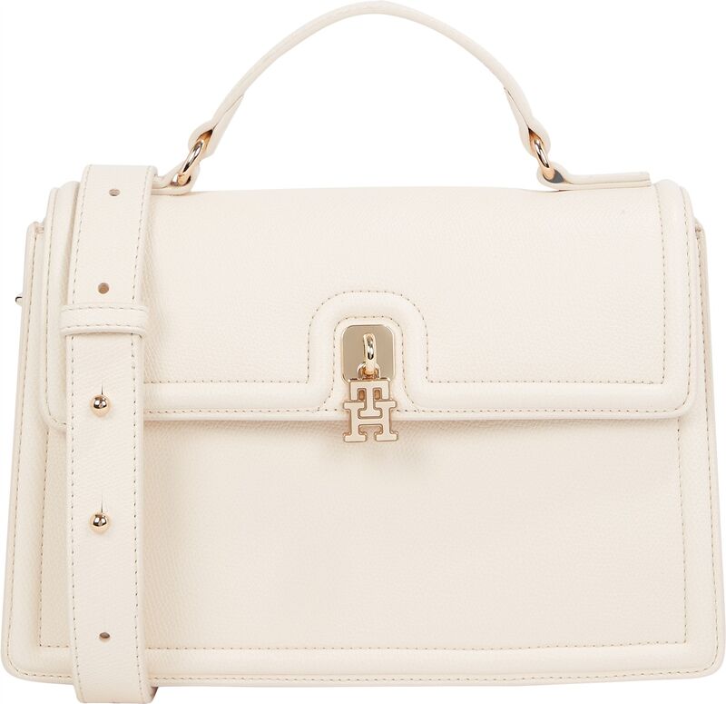 Tommy Hilfiger - TH ETERNITY MINI SATCHEL Kadın Bej Çanta - AW0AW17176