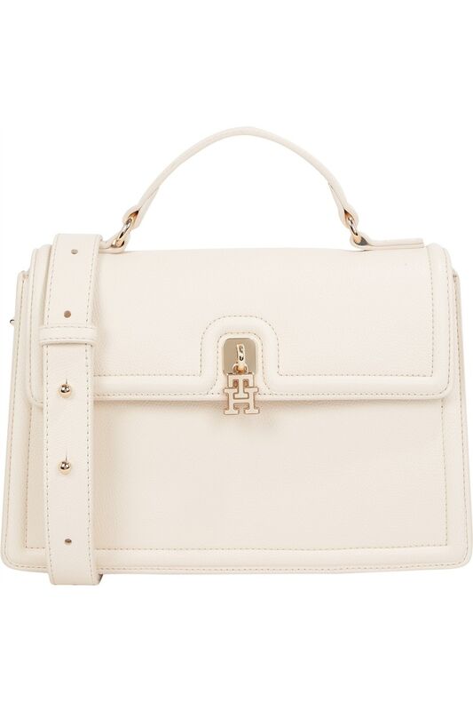 Tommy Hilfiger - TH ETERNITY MINI SATCHEL Kadın Bej Çanta - AW0AW17176