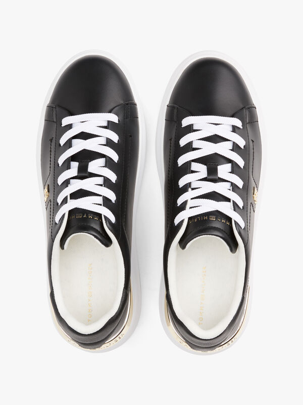 TH FASHION COURT SNEAKER Kadın Siyah Spor Ayakkabı - FW0FW08631